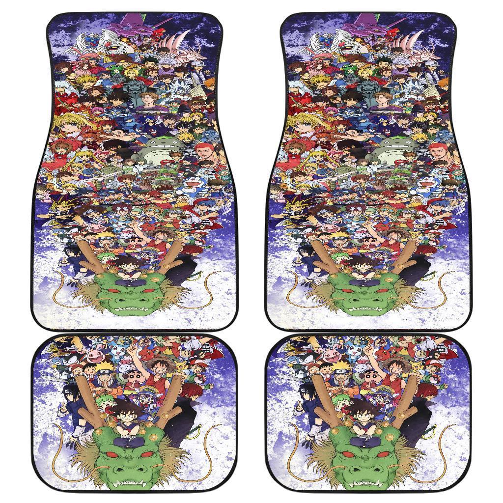 All Charaters Anime Movie Car Floor Mats