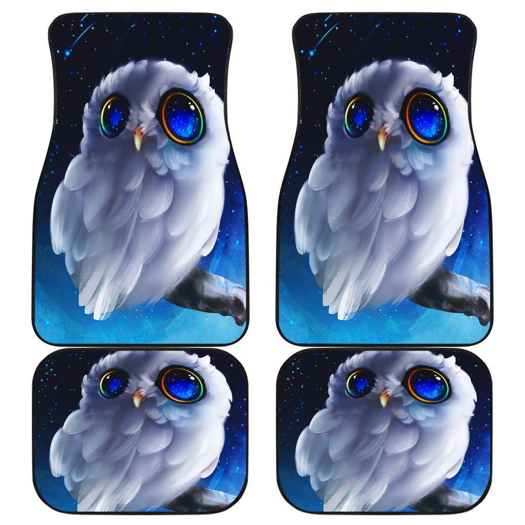 Owl Cute Eyes Wild Animal Car Floor Mats