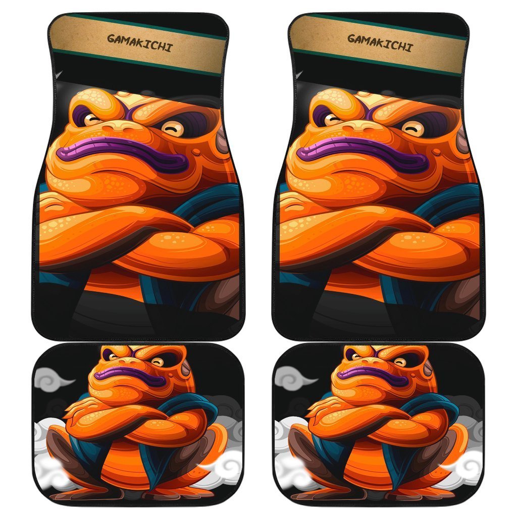 Naruto Gamakichi Thug Life Car Floor Mats