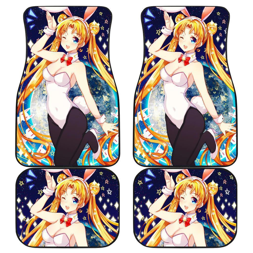 Sailor Moon Rabbit Front And Back Car Mat