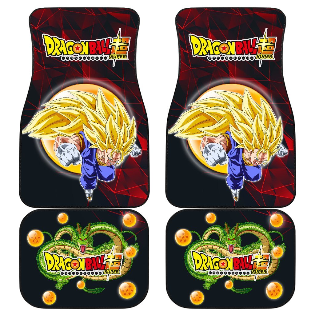 Songoku Supper Saiyan 3 Dragon Ball Anime Car Floor Mats