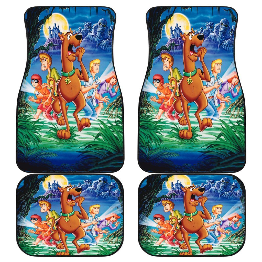 Schooby Doo Cartoon Funny Moment For Fans Car Floor Mats