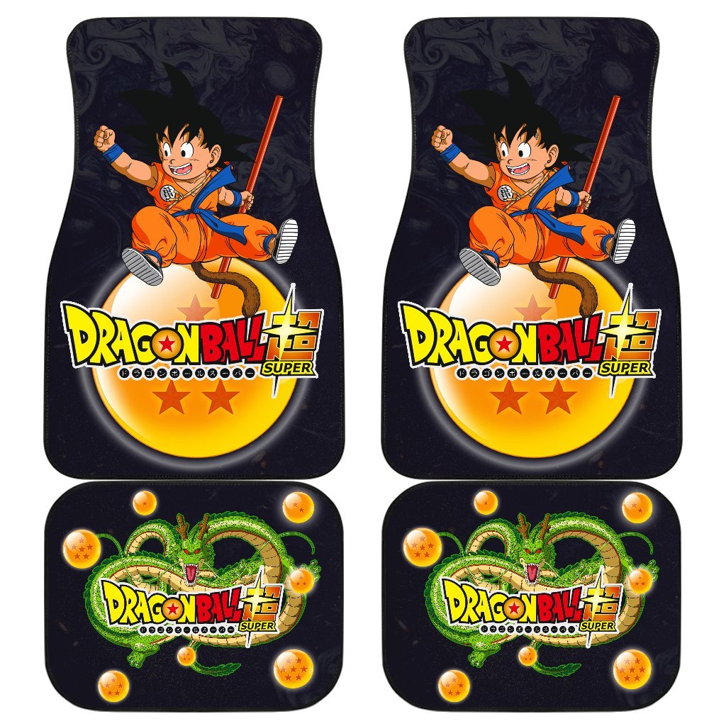 Goku Chico Anime Car Floor Mats