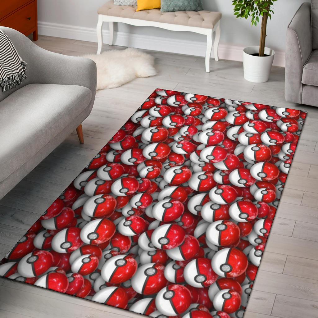 Pokeball Are Rug Carpet