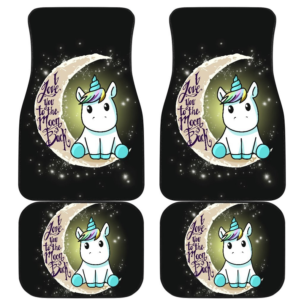 Unicorn Chibi Moonlight Car Floor Mats