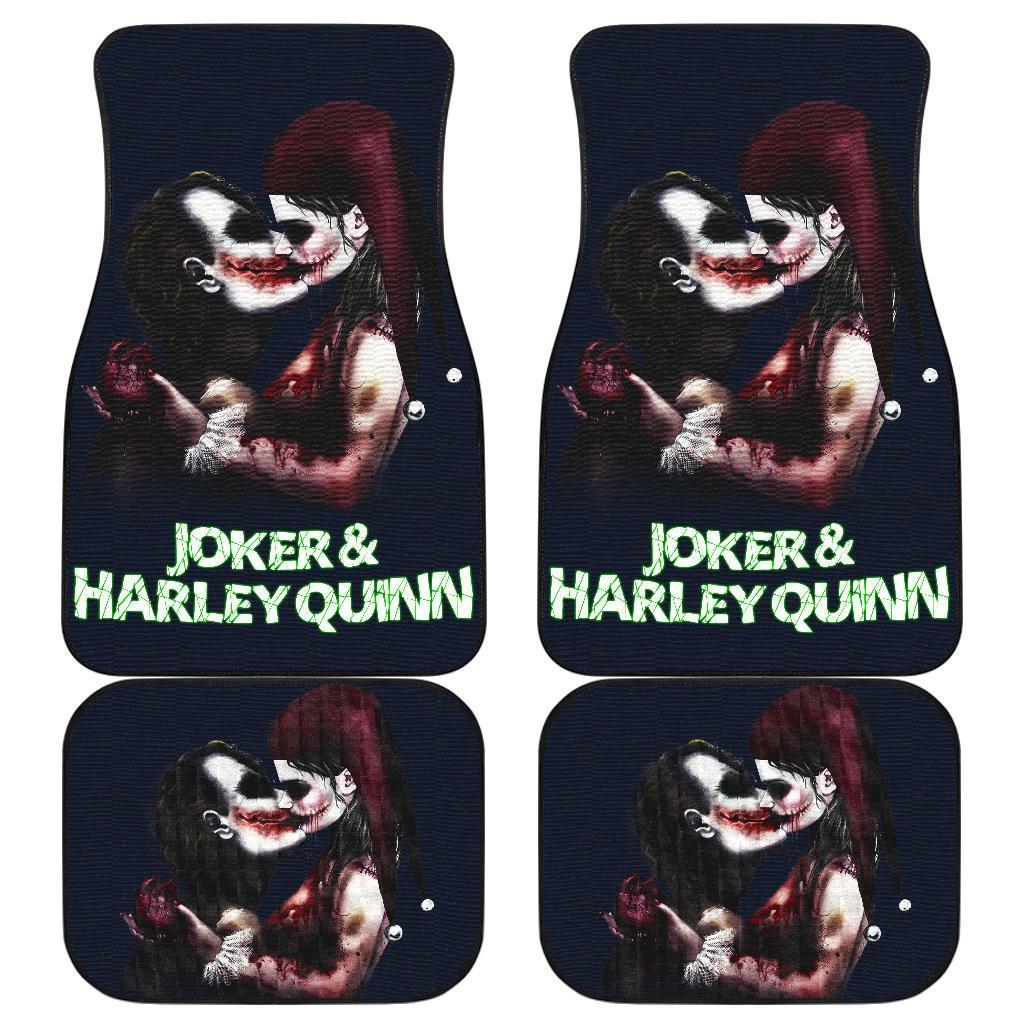 Joker & Harley Quinn Art Suicide Squad Movie Car Floor Mats