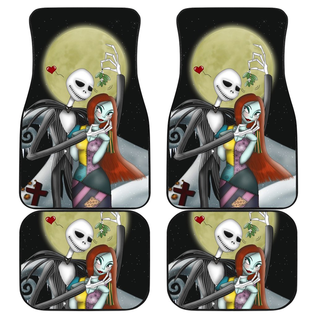 Jack And Sally Nightmare Before Christmas Car Floor Mats