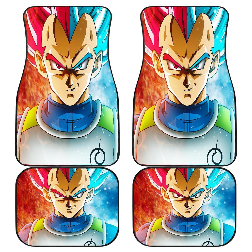 Vegeta God Blue Car Floor Mats