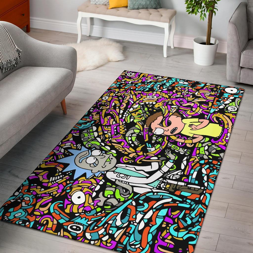 Trust Me Morty Area Rug Carpet