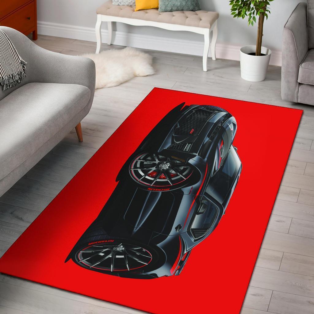 2017 Camaro Ss Car Art Area Rug Carpets Red