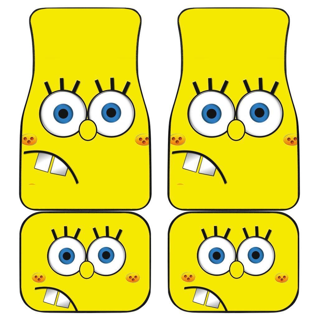 Sponge Bob Mad Face Car Floor Mats