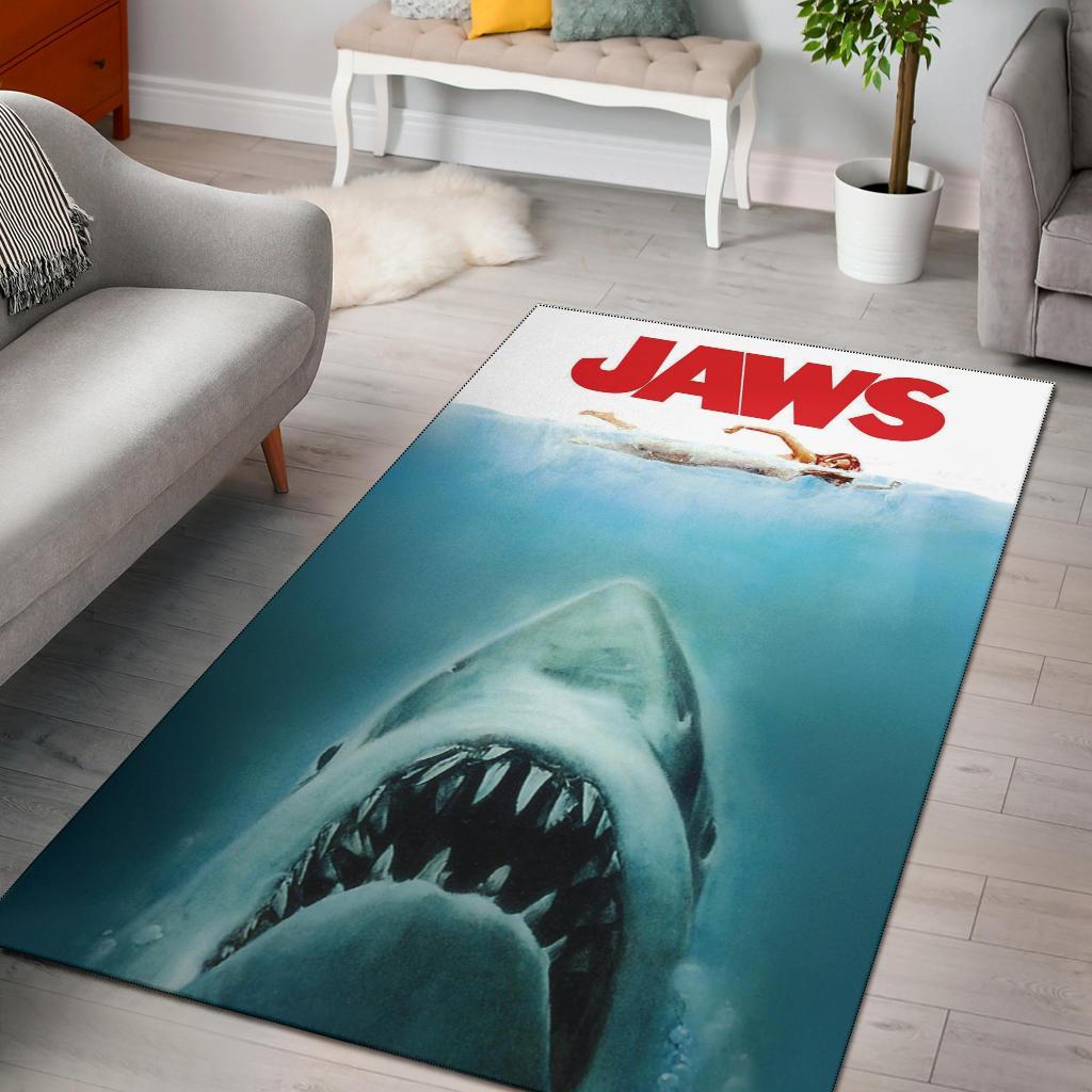 Jaws Movie Area Rug Carpet