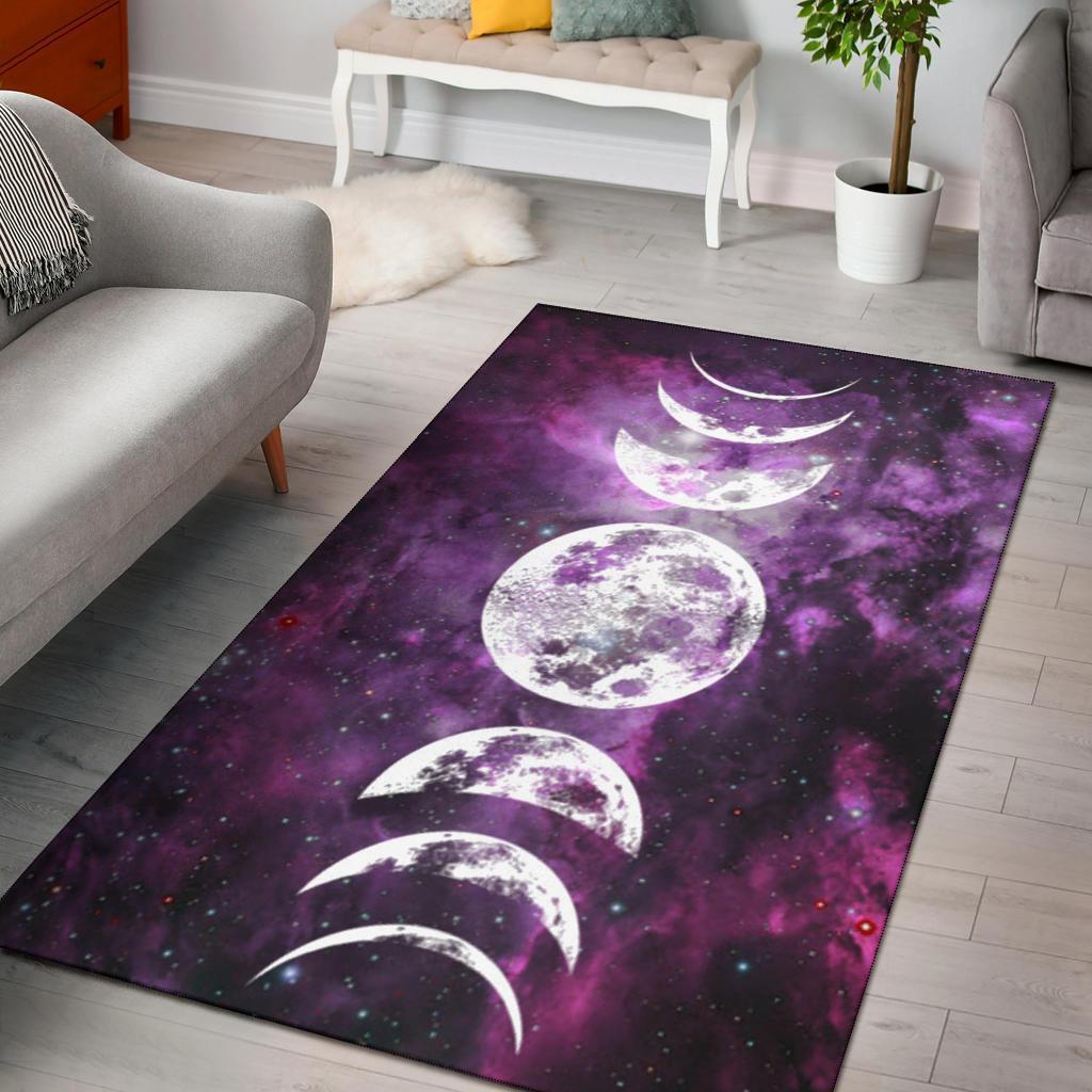 Moon Phase Wicca Area Rug Carpet Ktsr