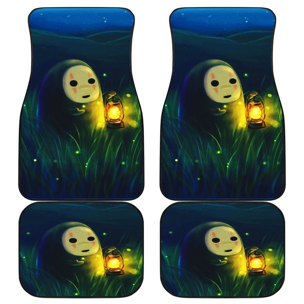 Cute No Face Anime Car Floor Mats