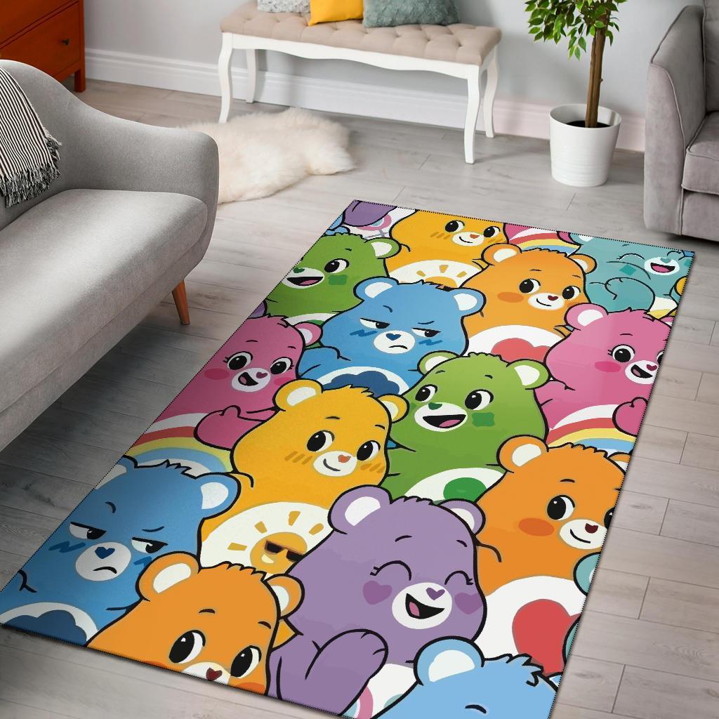 Care Bears Collage Area Rug Carpet