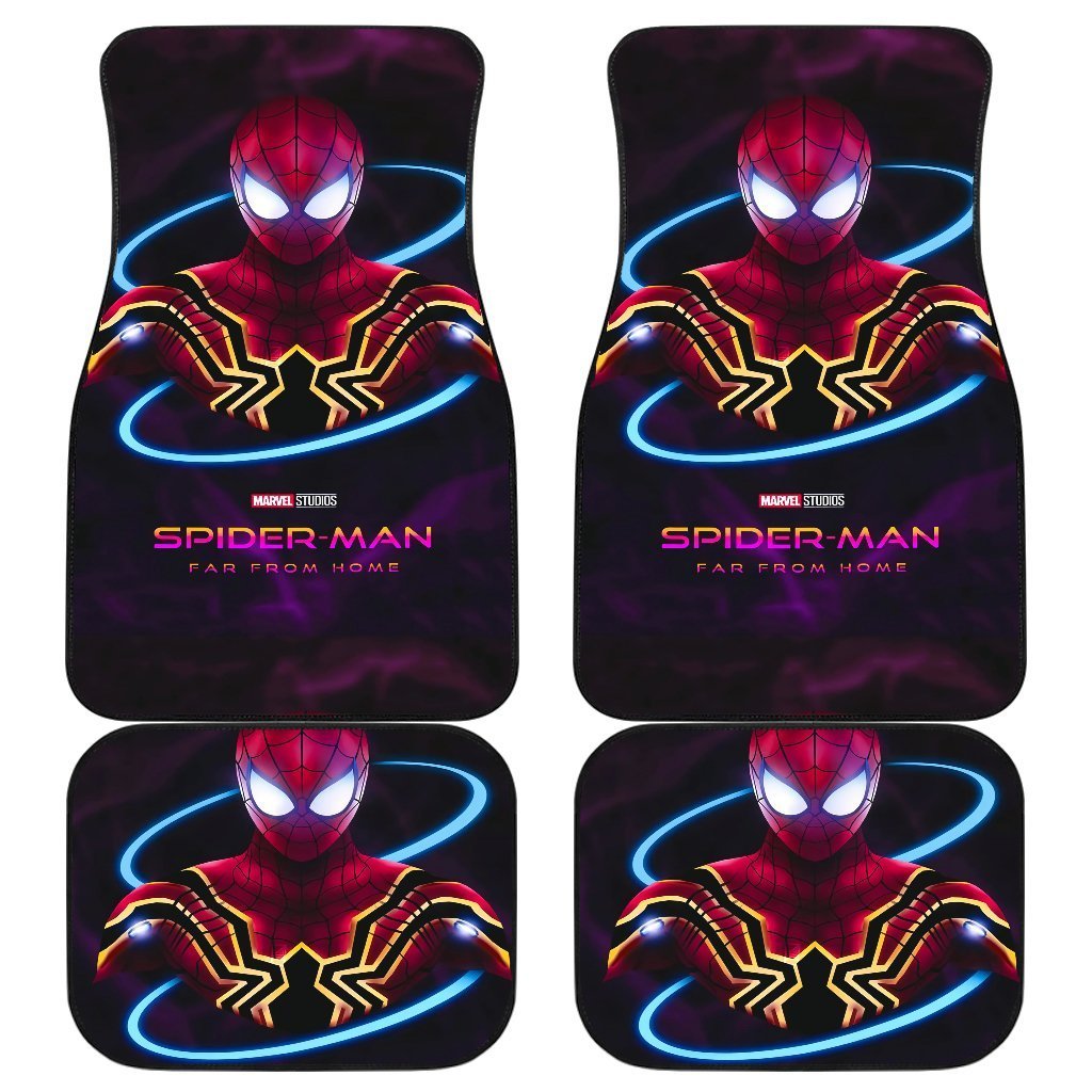 Spiderman Far From Home Poster For Fans Car Floor Mats