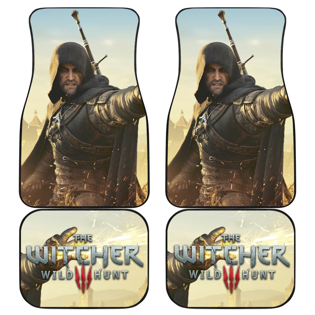 Geralt The Witcher 3: Wild Hunt Car Floor Mats Game