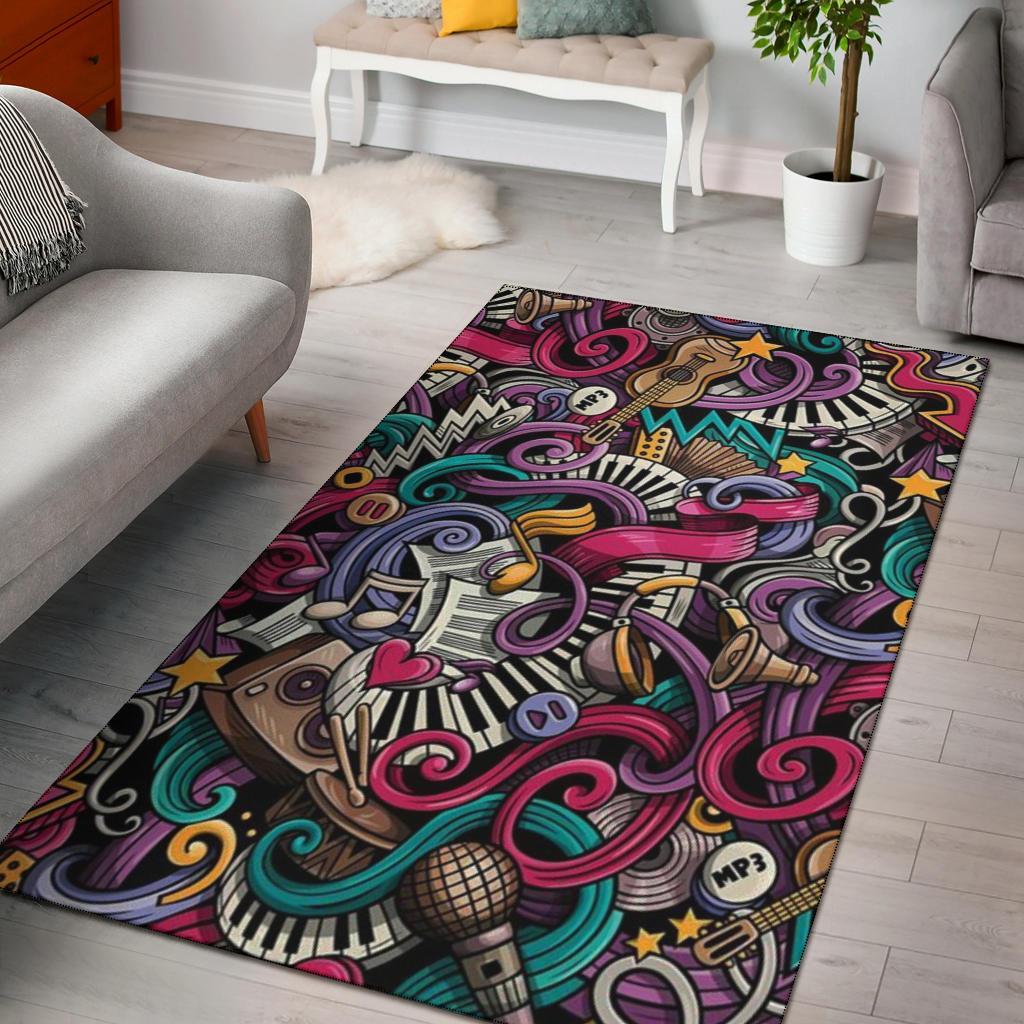 2022 Musical Art Area Rug Carpet