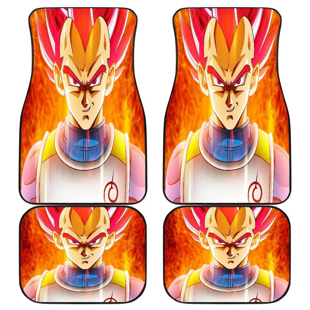 Vegeta Super Saiyan God Car Floor Mats