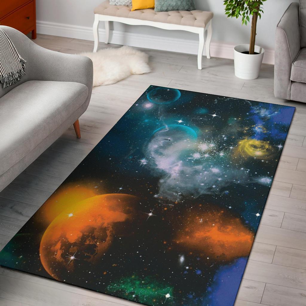 Planets Area Rug Carpet