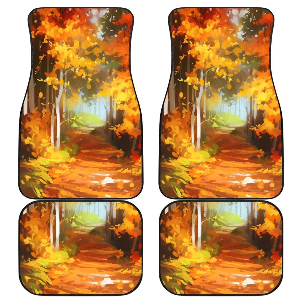 Autumn Road Memories Car Floor Mats