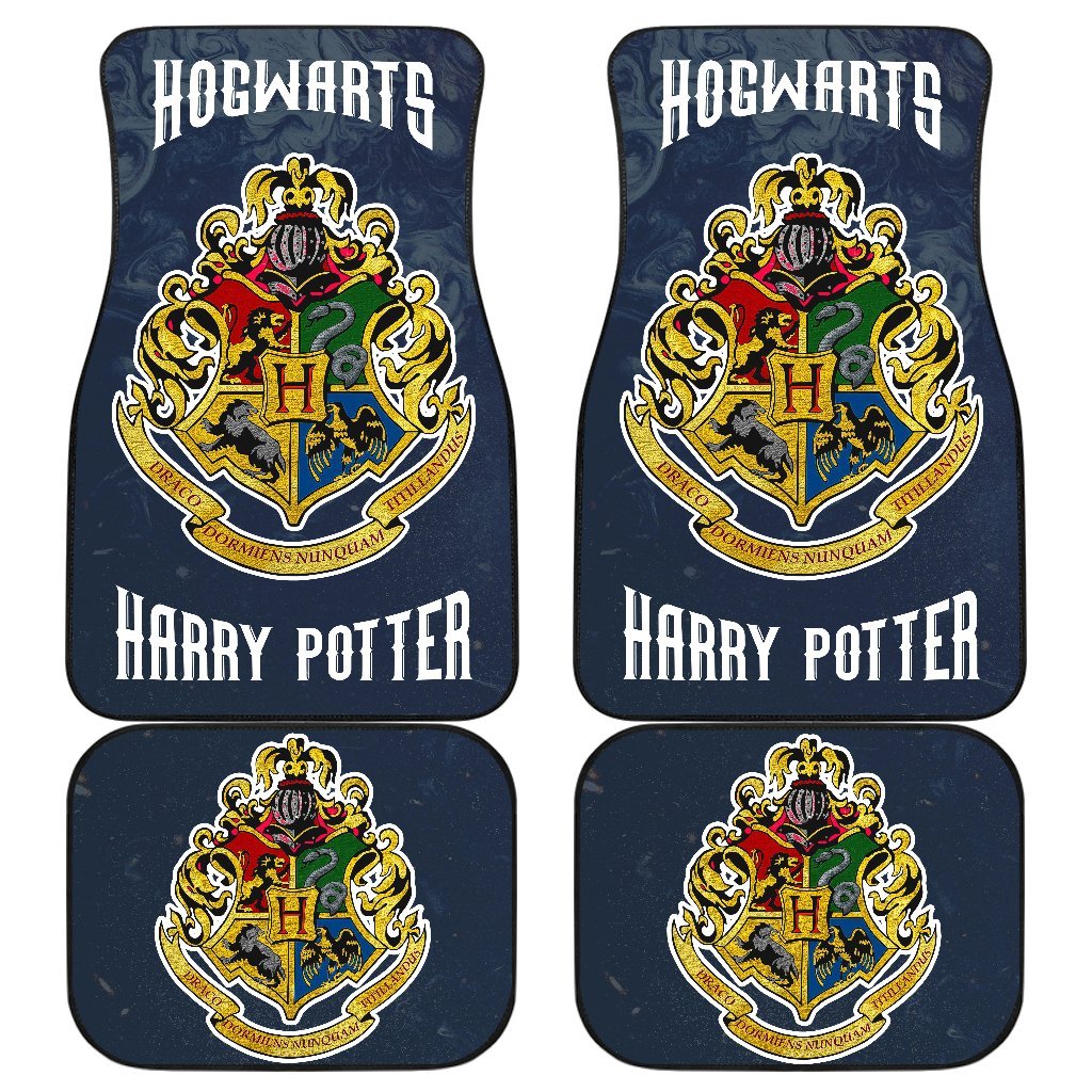 Hogwarts Car Floor Mats Harry Potter Movie Fan Gift