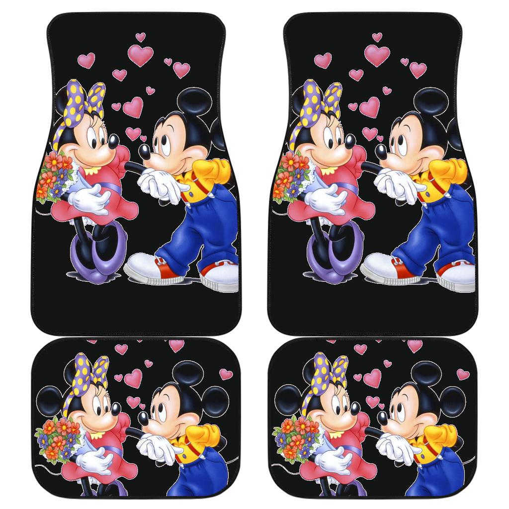 Cartoon Mice And Minnie Mouse Car Floor Mats