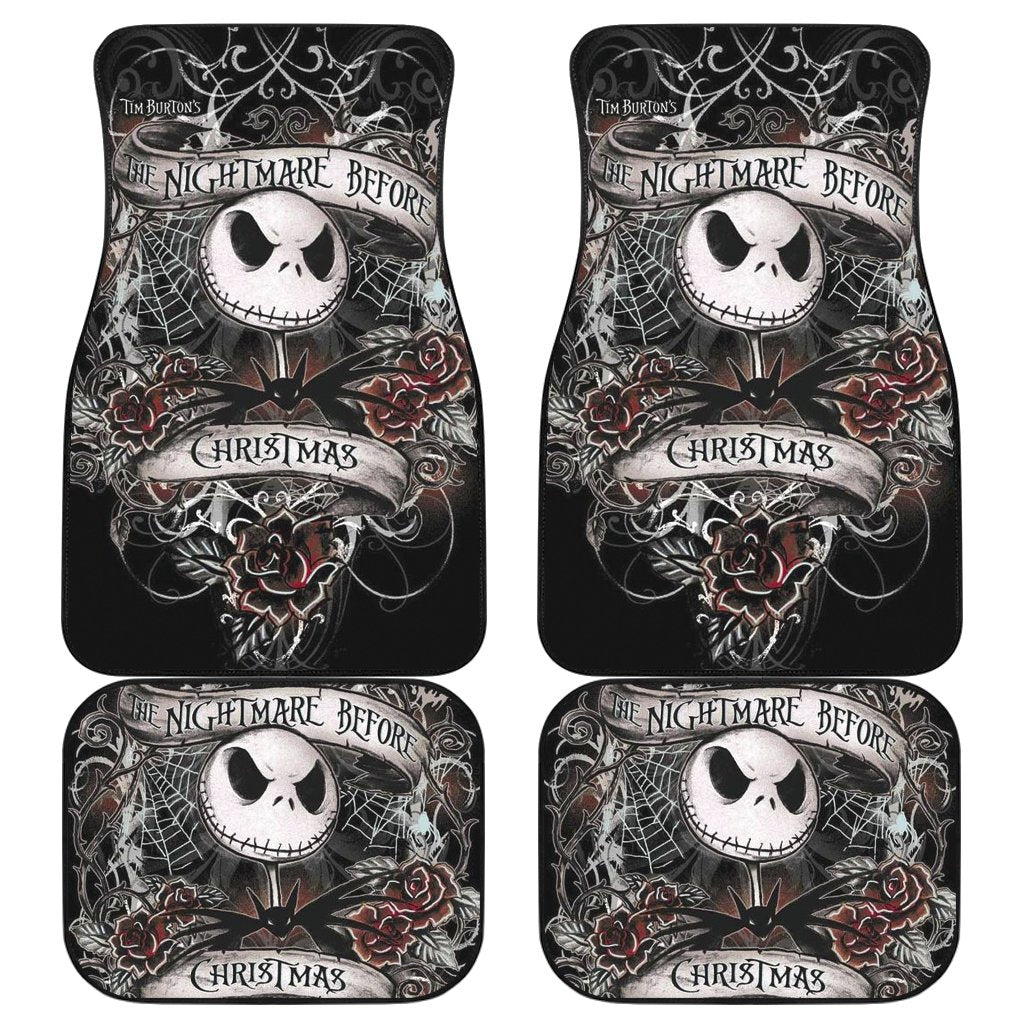 Jack Car Floor Mats Nightmare Before Christmas Cartoon