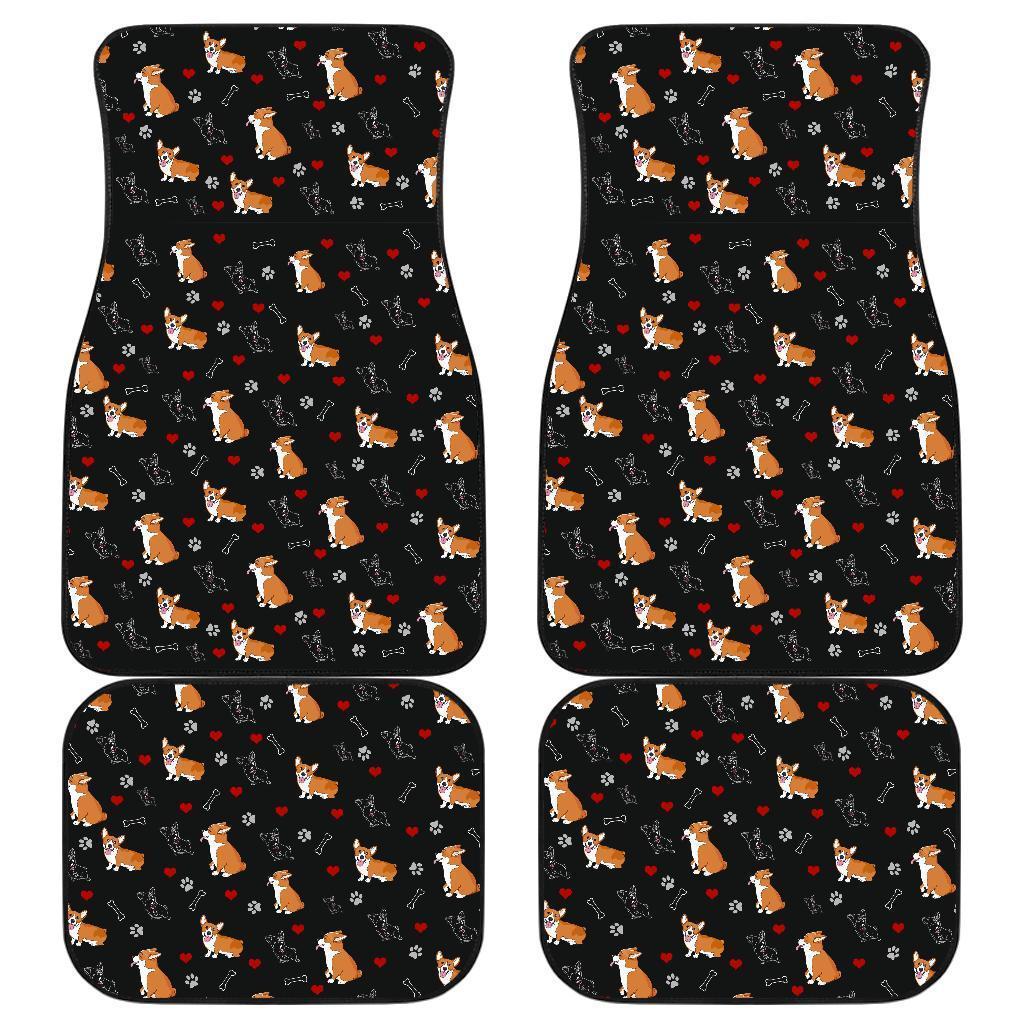 Corgi 50Th Shades In Black Theme Car Floor Mats Amazing Best Gift Ideas 2022