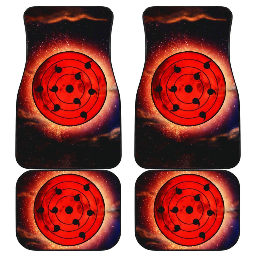 Tsukuyomi Eyes Sign Naruto Anime Car Floor Mats