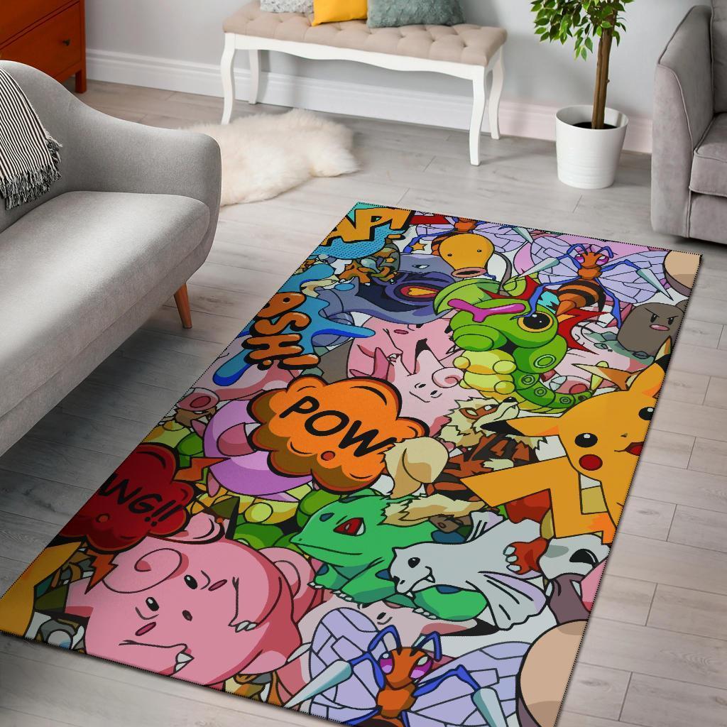 2022 Pokemon Anime Area Rug Carpet