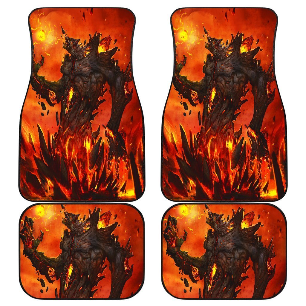 Colossus Of Fire Car Floor Mats