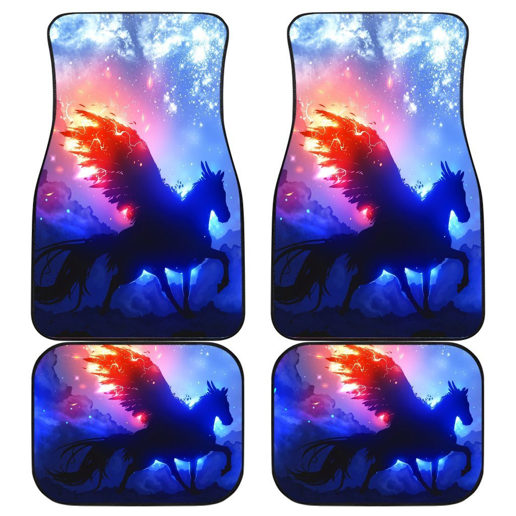 Unicorn Shining Wings Car Floor Mats