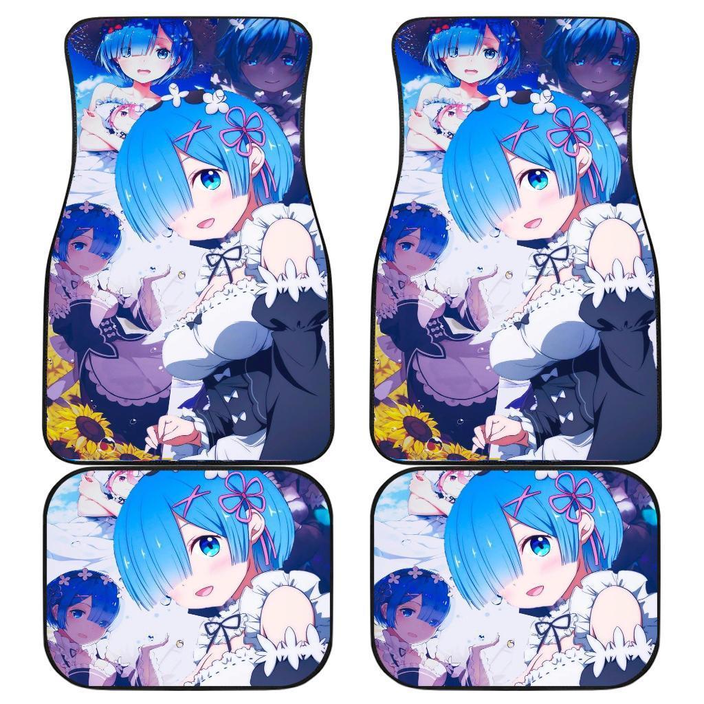 Rem Rezero Anime Car Floor Mats