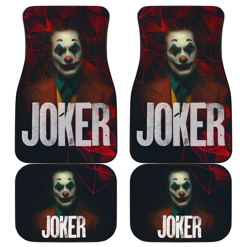 Joker Criminal Clown Blood Theme Car Floor Mats