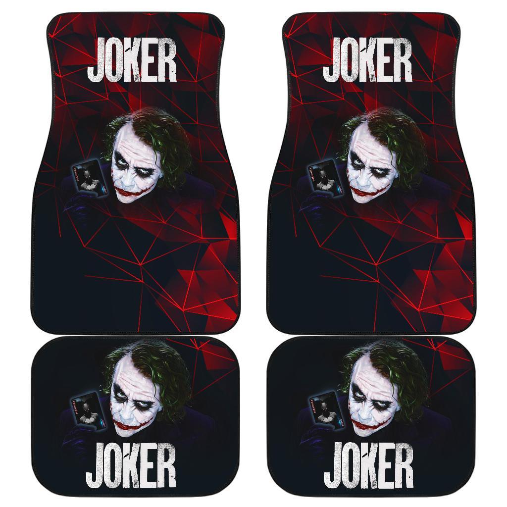 Joker Death Cards Batman Dark Knight Car Floor Mats