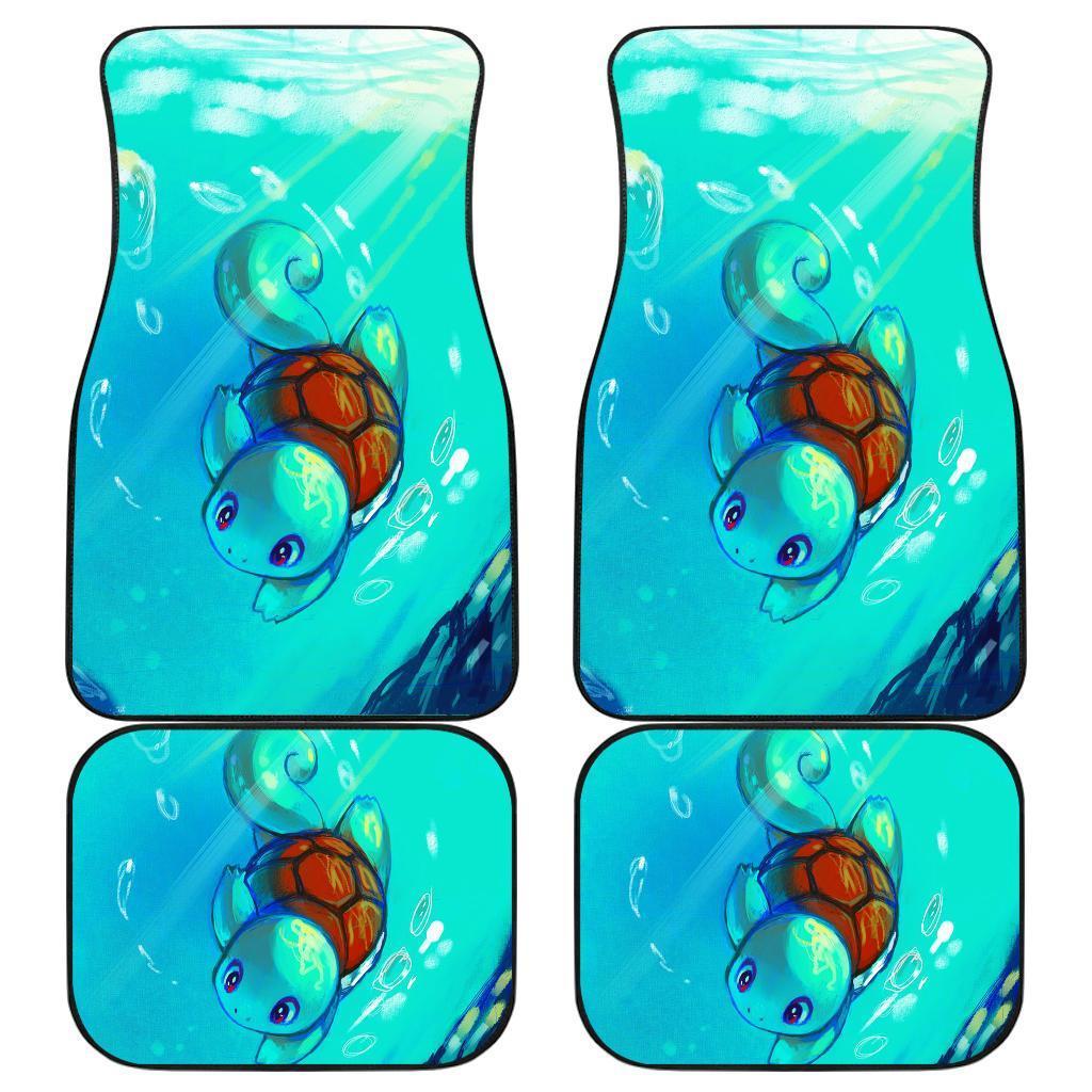 Squirtle Pokemon In The Sea Car Floor Mats