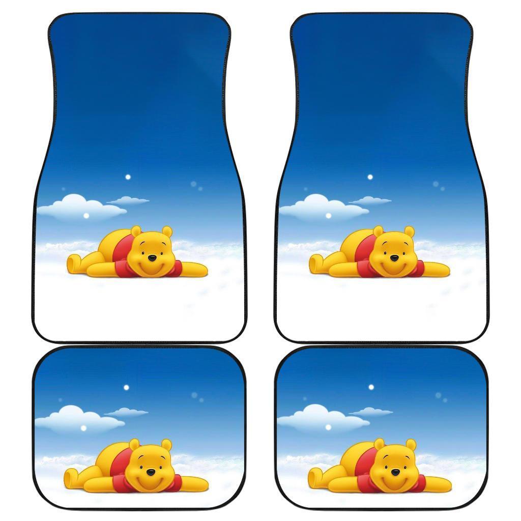 Pooh Laying In Ice Car Floor Mats