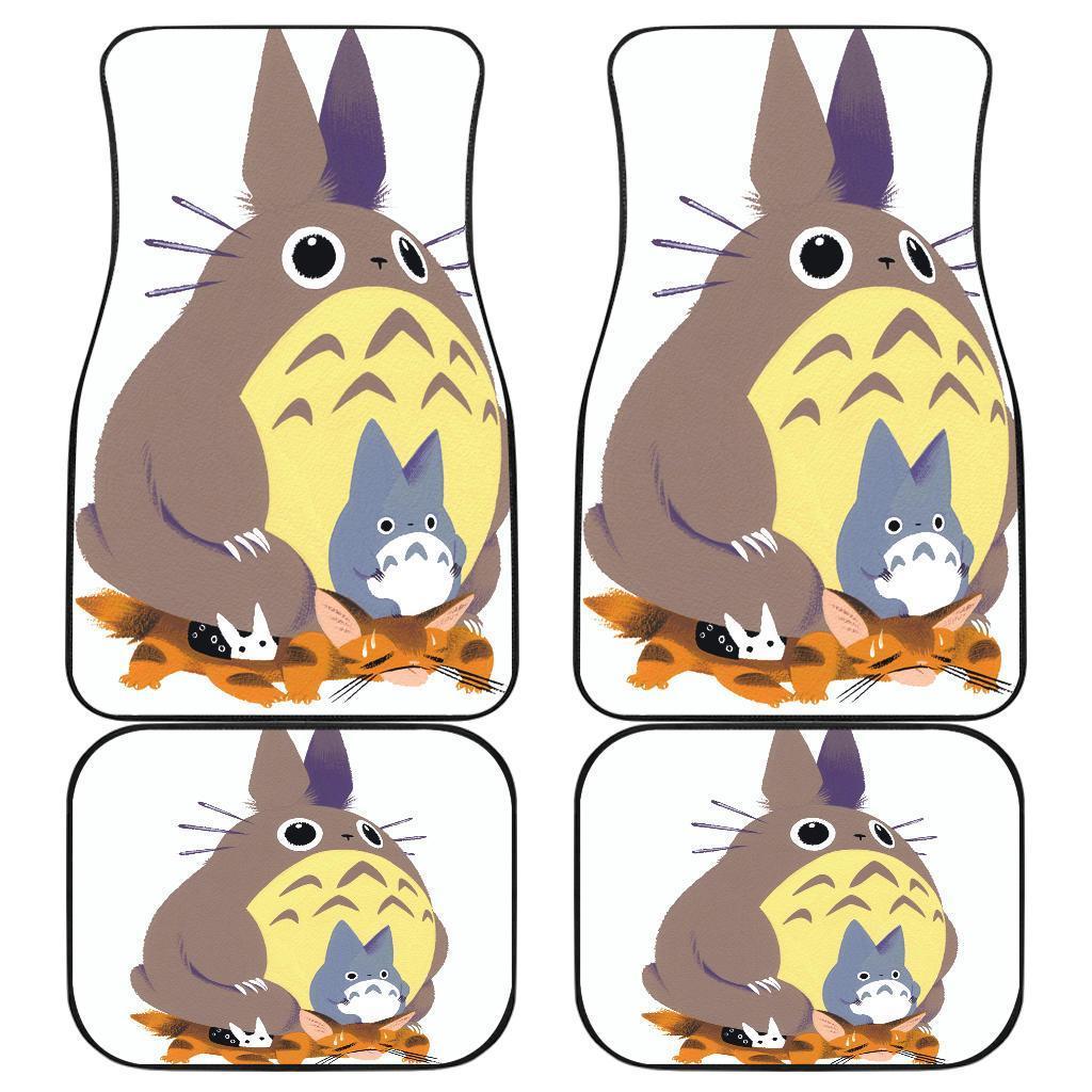 Totoro Family Adorable Anime Car Floor Mats