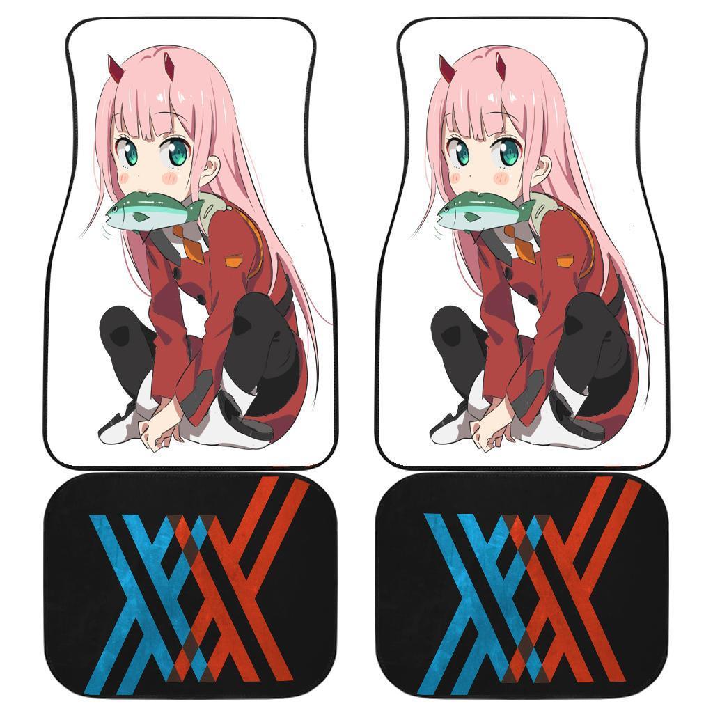 Zero Two Cute Anime Girl Car Floor Mats