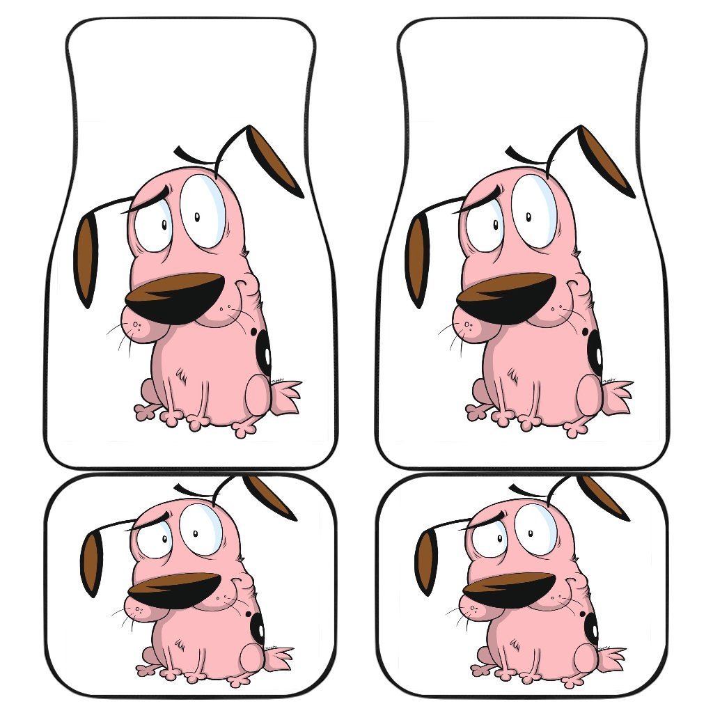 Courage The Cowardly Dog Cartoon Network Car Floor Mats