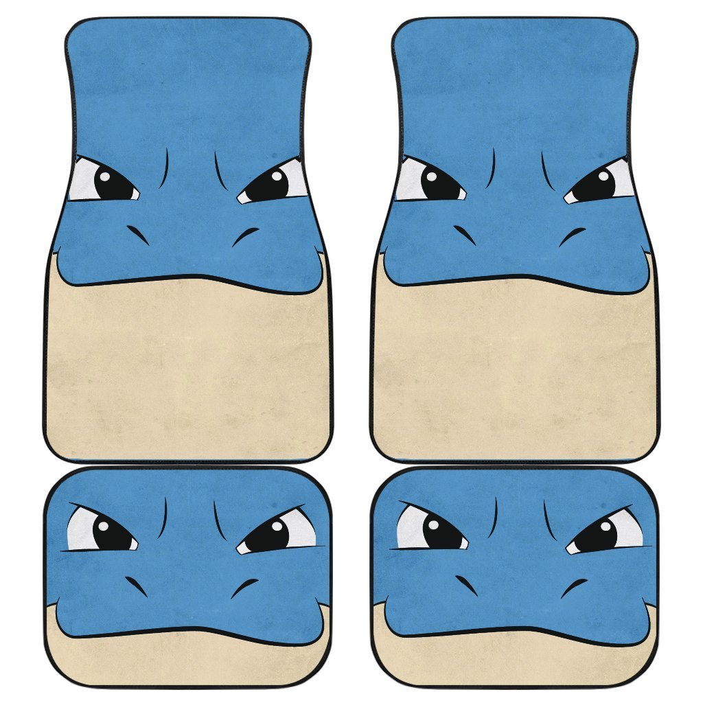 Giant Turtle Blastoise Face Pokemon Car Mats