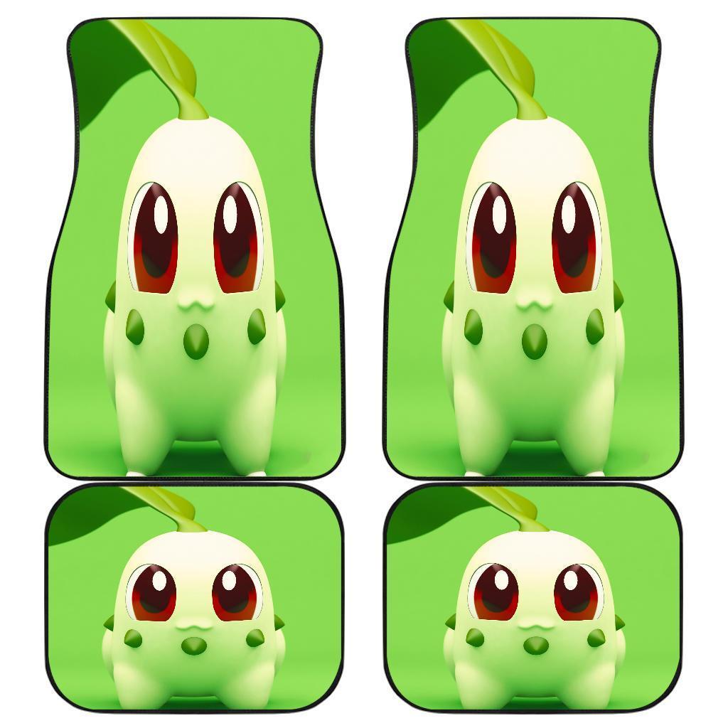 Pokemon Chikorita Cute Plants Car Floor Mats