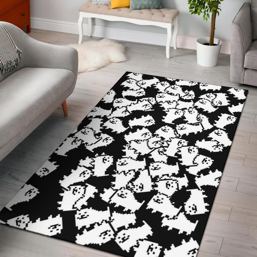 Pixel Cat Area Rug Carpet