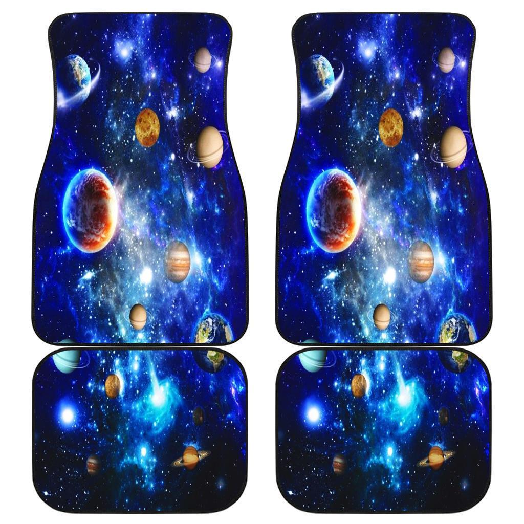 Planets In Galaxy Car Floor Mats