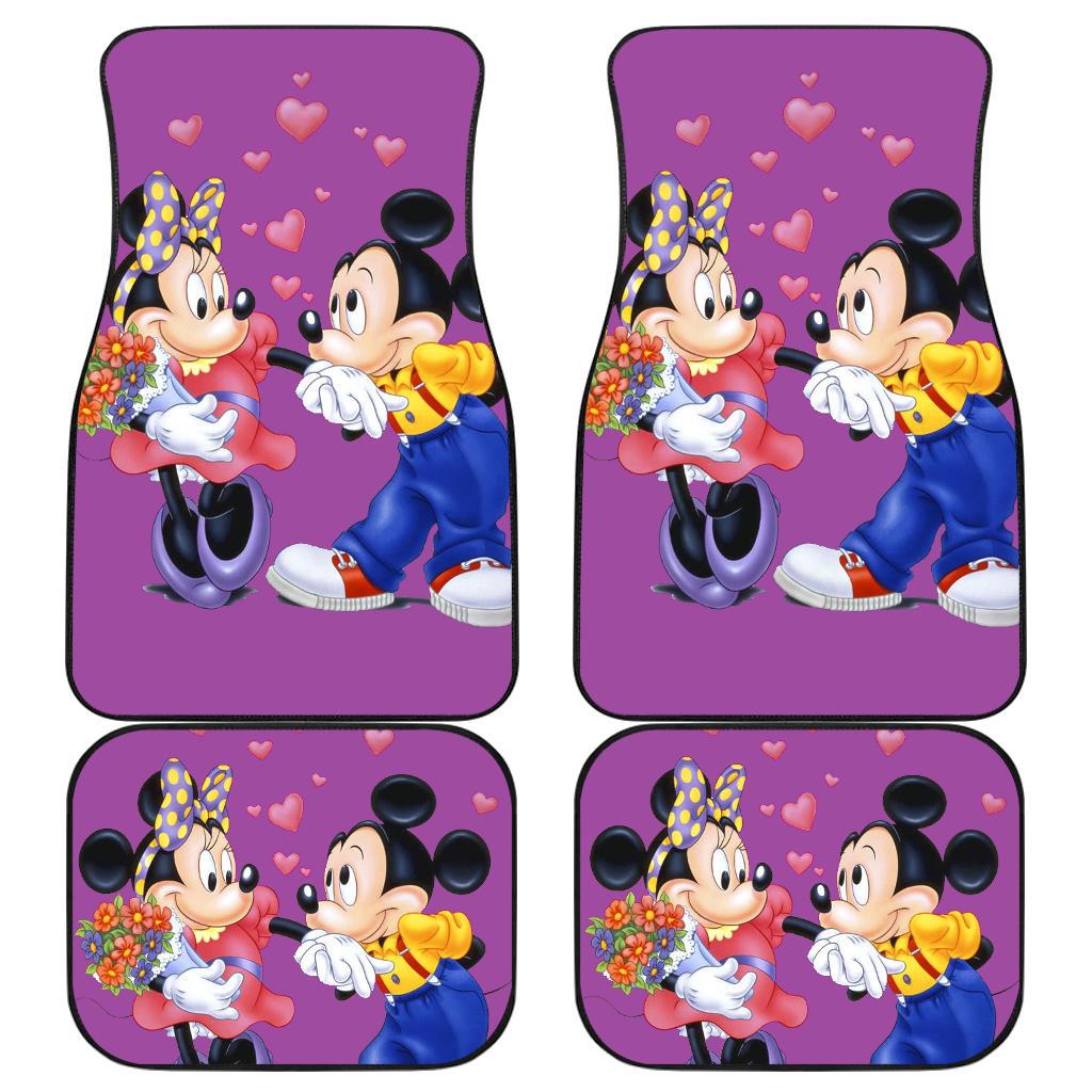 Mice And Minnie Mouse Cartoon Car Floor Mats