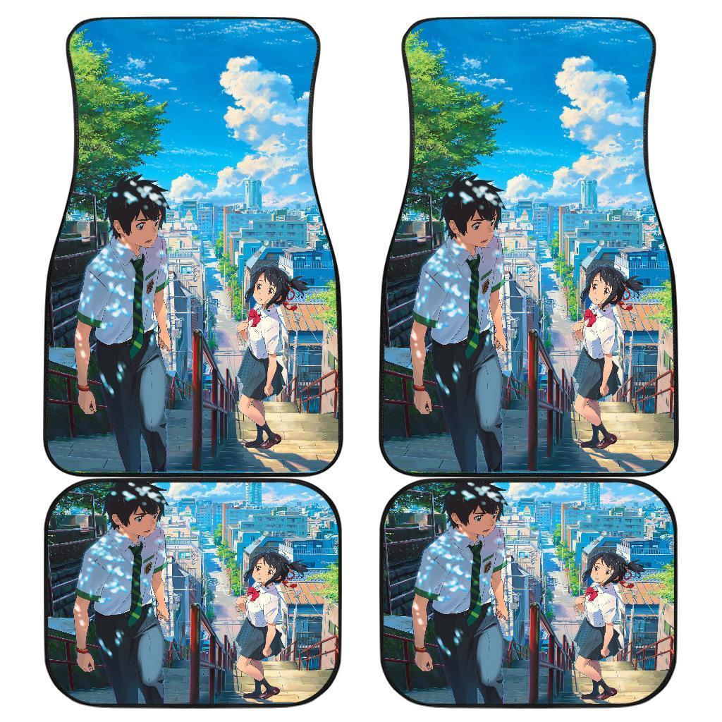 Your Name Walking Moment Car Floor Mats