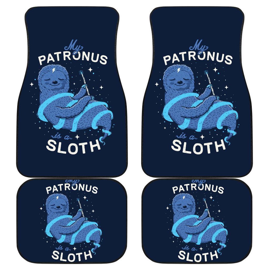 Sloth Patronus Art Car Floor Mats