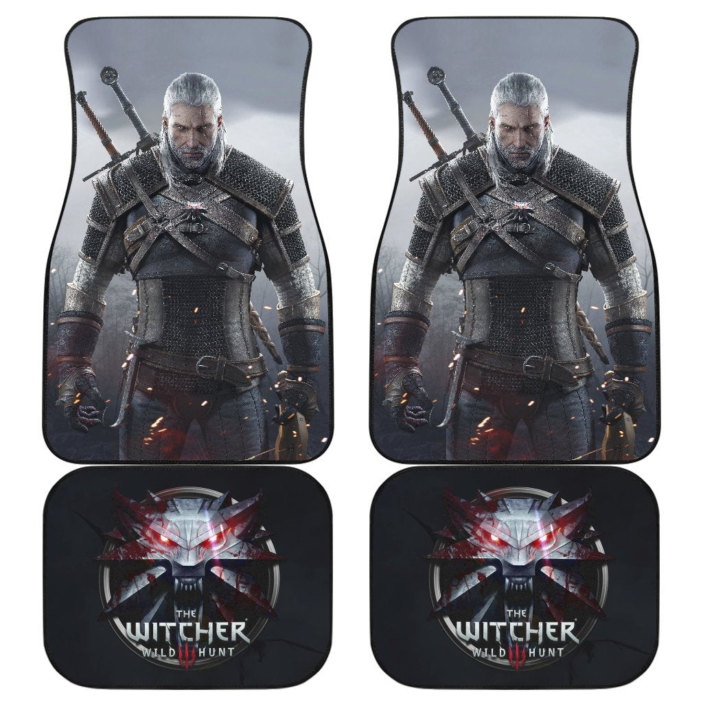 Geralt Logo The Witcher 3: Wild Hunt Car Floor Mats Game