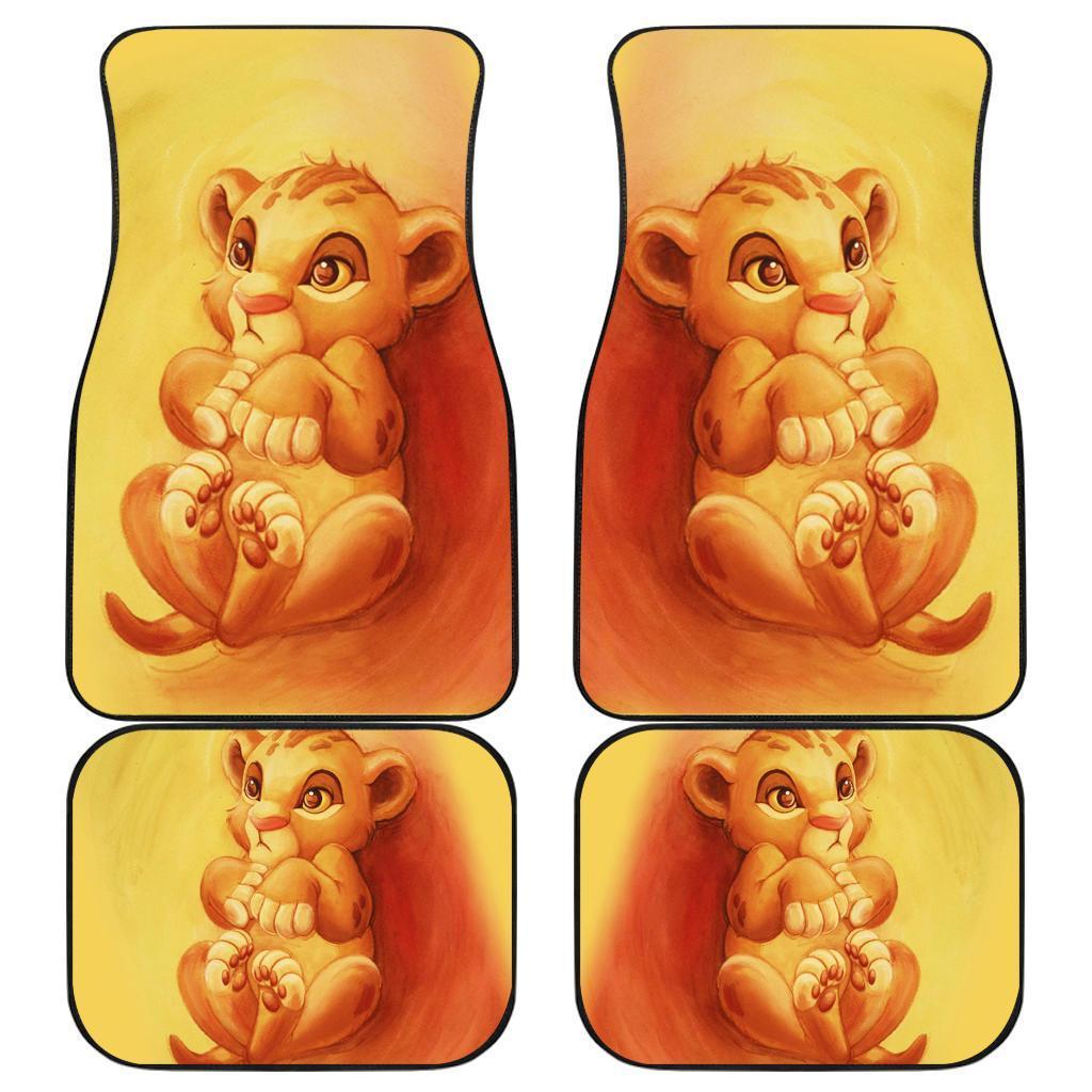 Baby Simba Cutest Lion King Car Floor Mats